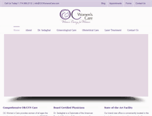 Tablet Screenshot of ocwomenscare.com